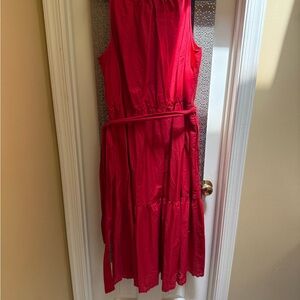 Ava & Viv Red Midi Dress